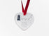 Newfoundland Walk Beside Us Ceramic Heart